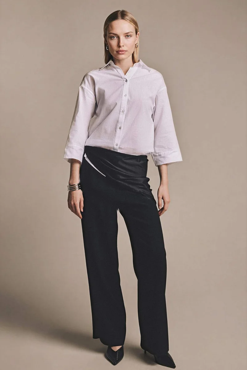 DeFacto Regular Fit Shirt Collar Long Sleeve Shirt
