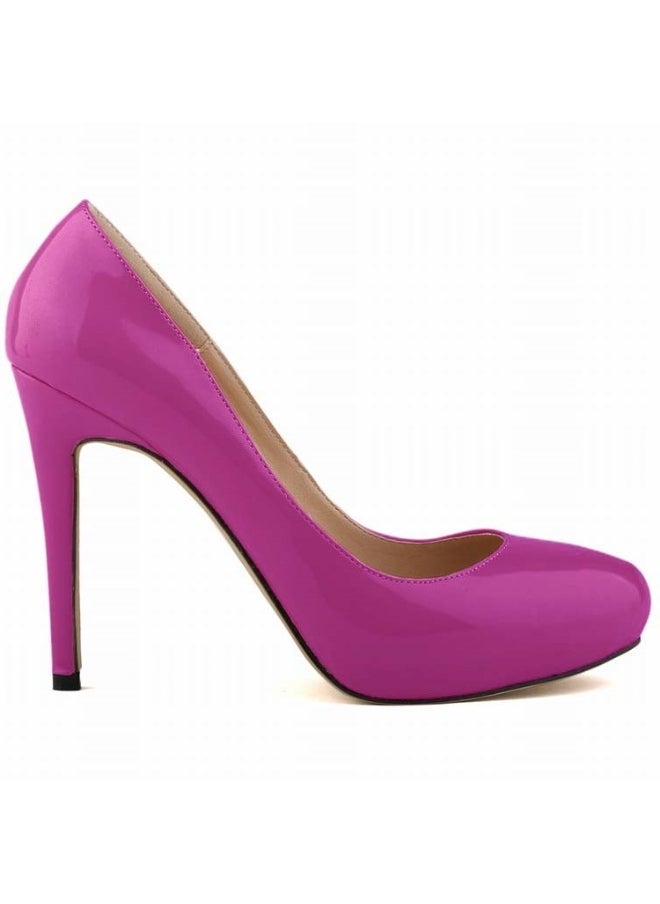Loquat Elegant Professional Versatile Pointed-Toe Ultra-Stiletto High Heels 11cm Purple  - Image 1