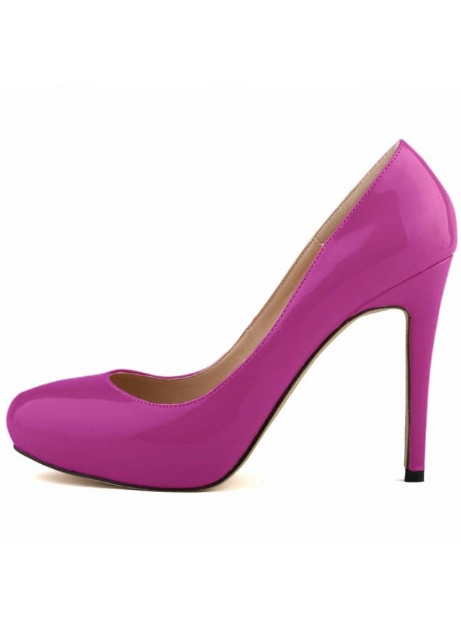 Loquat Elegant Professional Versatile Pointed-Toe Ultra-Stiletto High Heels 11cm Purple  - Image 2