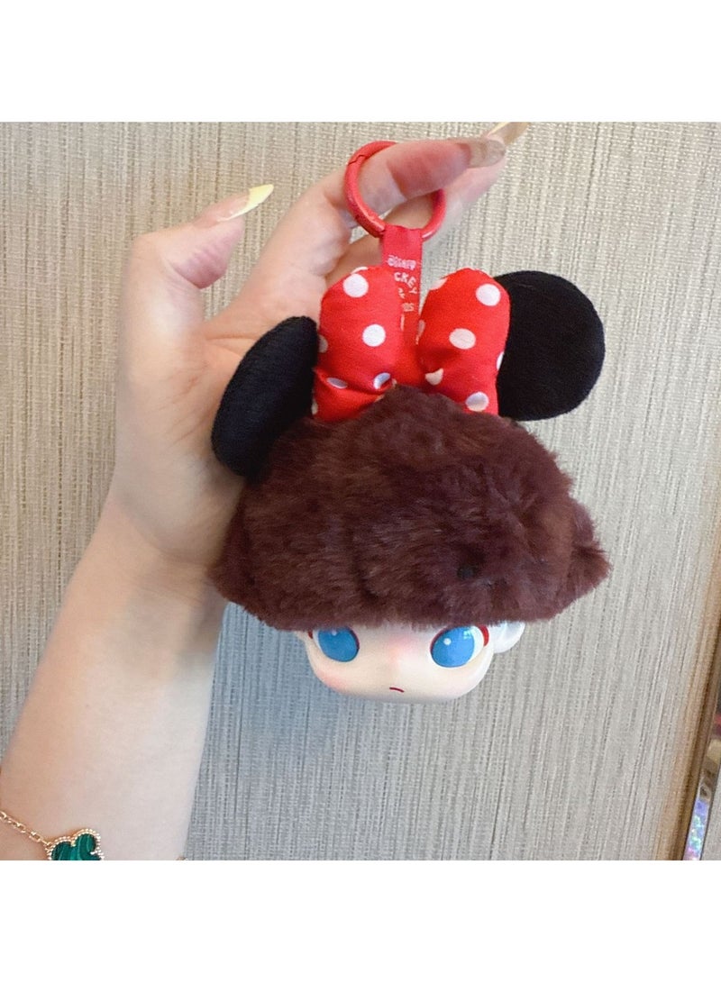 general plush doll keychain charm, fantasy fairy tale style + plush enamel material, cute and portable small charm