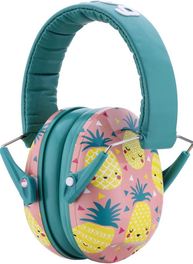 Snug Kids Earmuffs/Hearing Protectors - Adjustable Headband Ear Defenders for Children and Adults (Pineapples) - Image 1