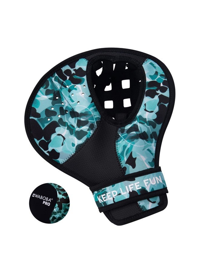 Waboba Catch Water Glove Pro Water Bouncing Ball Set - for Beach Games & Swimming Pool Toys - Baseball Style Mitt for Catching Water Balls - One Size Ambidextrous Design - Image 1