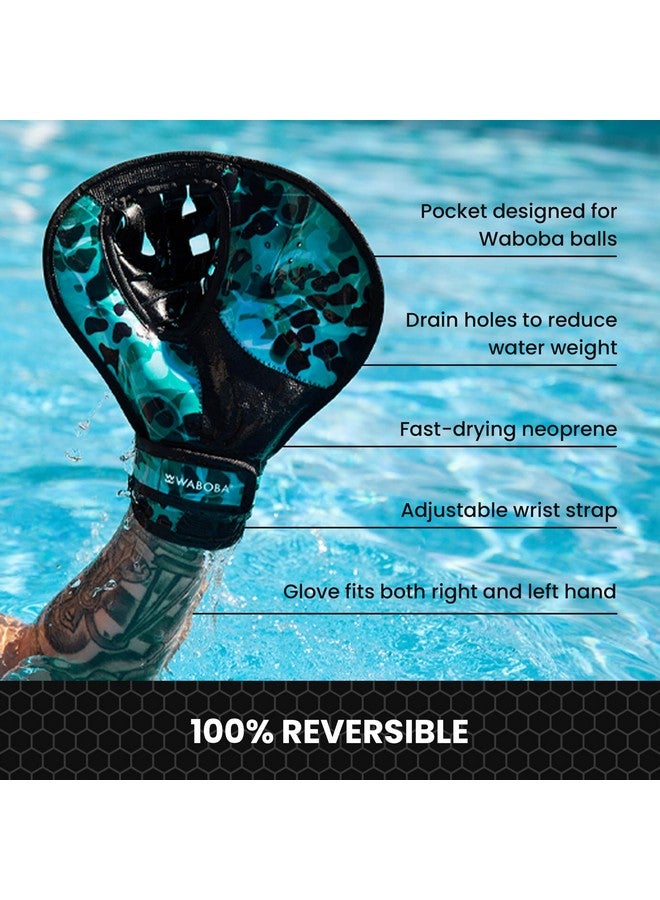 Waboba Catch Water Glove Pro Water Bouncing Ball Set - for Beach Games & Swimming Pool Toys - Baseball Style Mitt for Catching Water Balls - One Size Ambidextrous Design - Image 4