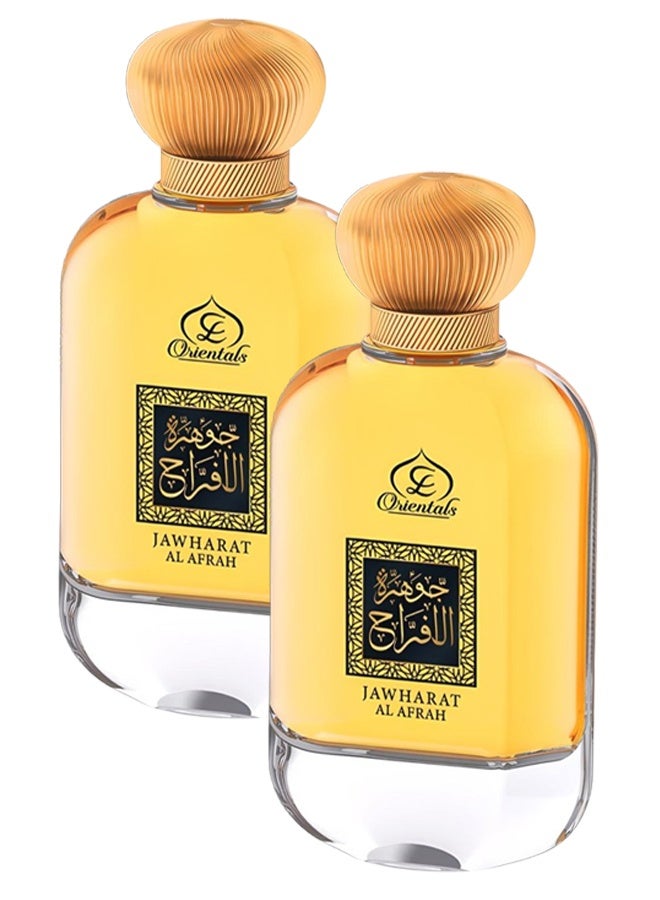 أورينتال 2 قطع عطر جوهرة الأفراح للجنسين 100 مل - Image 1