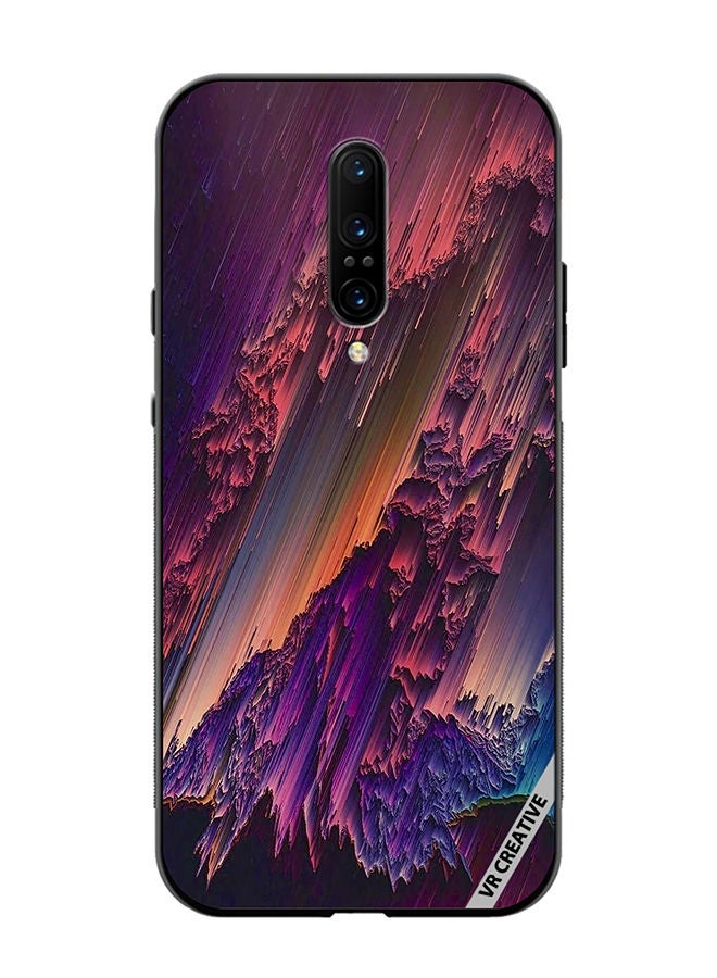 VR CREATIVE Protective Case Cover For OnePlus 7 Pro Texture Design Multicolour - Image 1