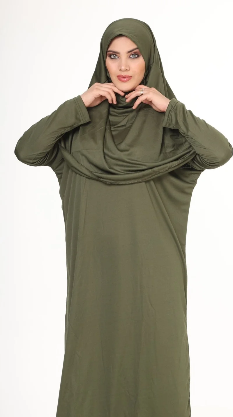 Bluence One Piece Easy to Wear Hijab Dress Carrying Pouch