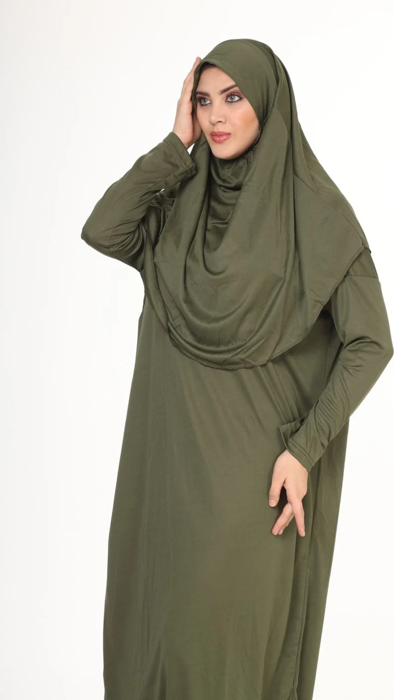 Bluence One Piece Easy to Wear Hijab Dress Carrying Pouch