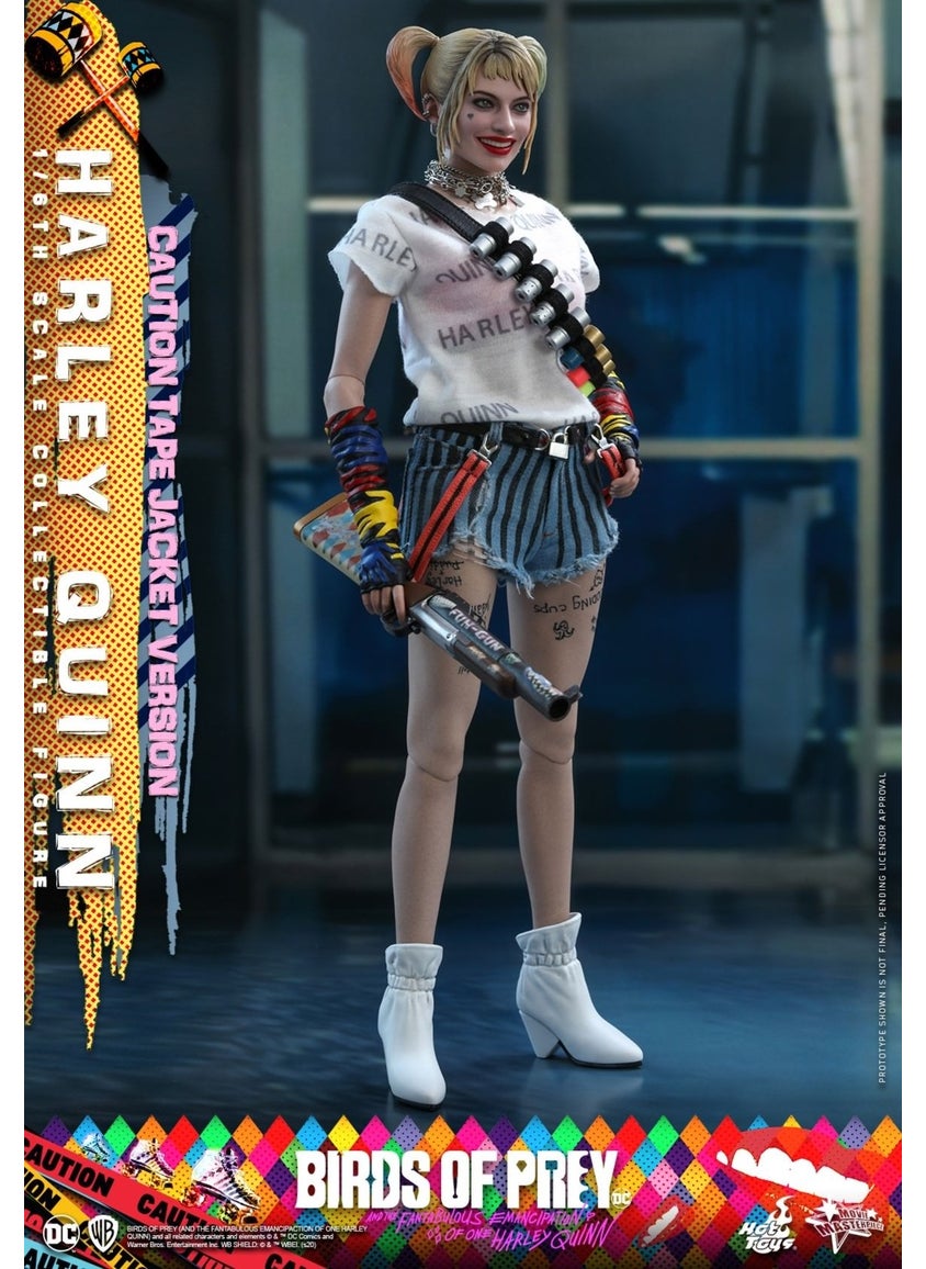 Hot Toys Birds Of Prey Harley Quinn (Caution Tape Jacket Version) 1:6 Scale Collectible Figure  - Image 4