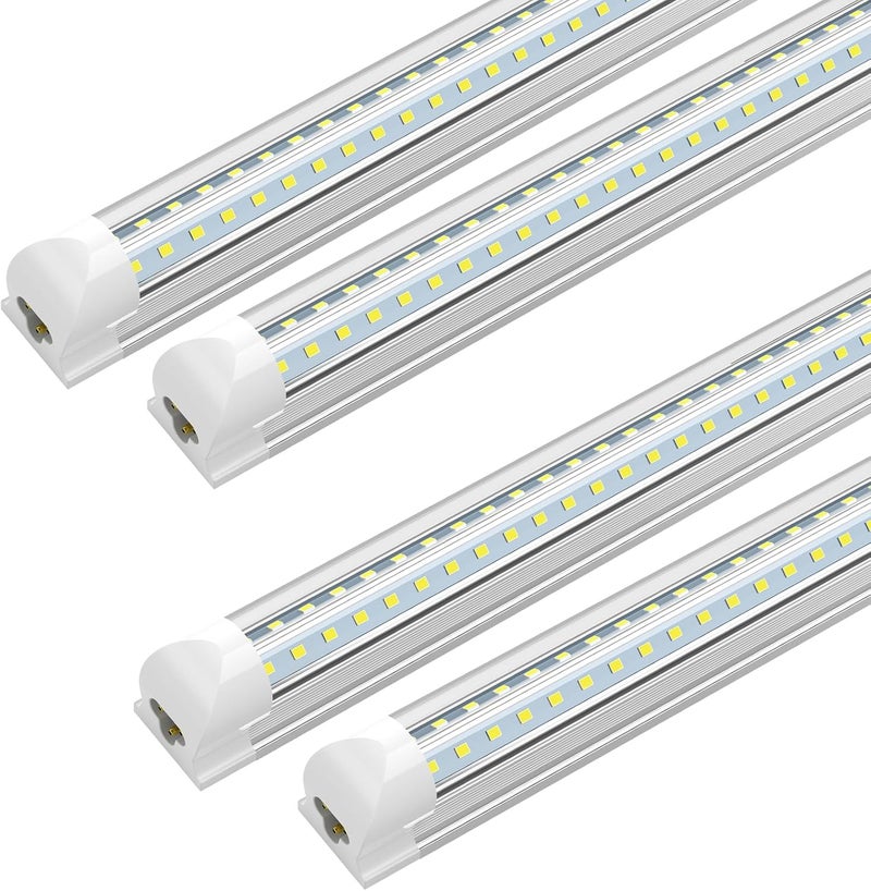 SHOPLED LED Shop Light 2FT, (Replacment 4-Pack) 20W 2600LM 5000K Daylight, V-Shaped, T8 Tube Light for Workbench, Basement, Cabinet, ETL Listed - Image 1