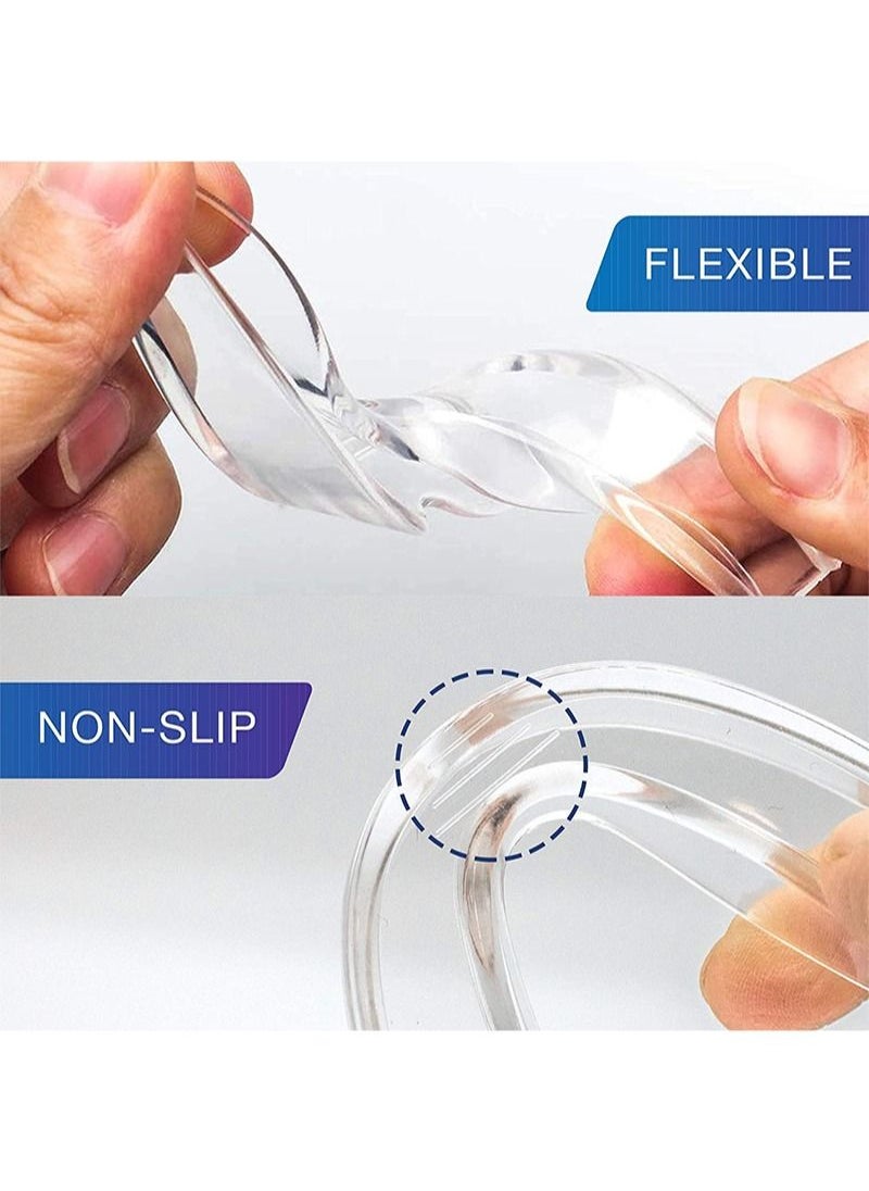 HaLunhi - Mouth Guard for Grinding Teeth and Clenching Anti Grinding Teeth Custom Moldable Dental Guard,Dental Night Guards,Stops Bruxism,Eliminates Teeth Clenching 2 Sizes,Pack of 4 with Travel Hygien - Image 1