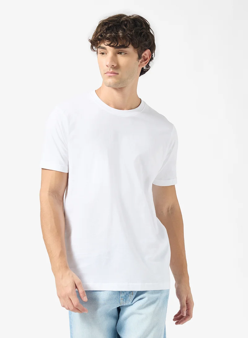 Seventy Five Basics Pack of 2 Round Neck T-Shirt