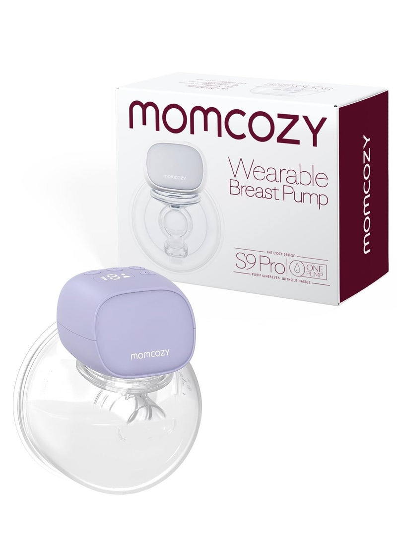 Momcozy S9 Pro Wearable Breast Pump, Hands Free Electric Breast Pump of LED Display 24mm  - Image 1
