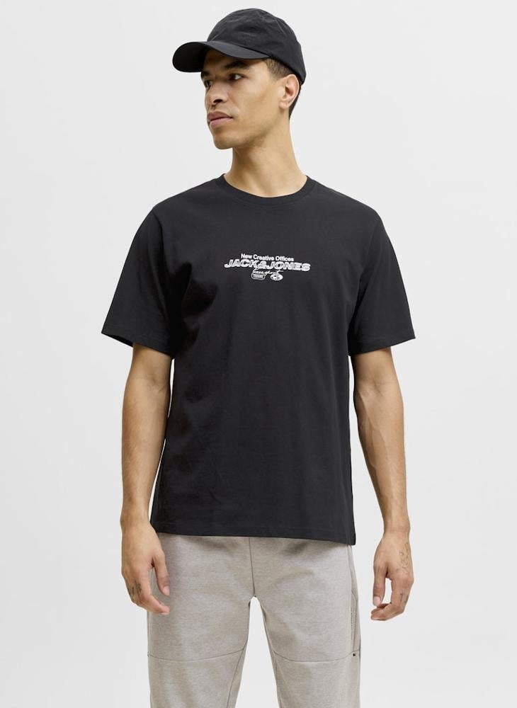 JACK & JONES Graphic Crew Neck T-Shirt - Image 1