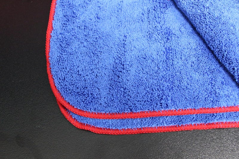 Gtechniq MF2 Microfiber Drying Towel 450GSM 23.6"x35.4" | Ultra Soft, Super Absorbent, Short Pile Wicks Away Water, Reduces Marring and Gloss Loss, Machine Washable - Image 3