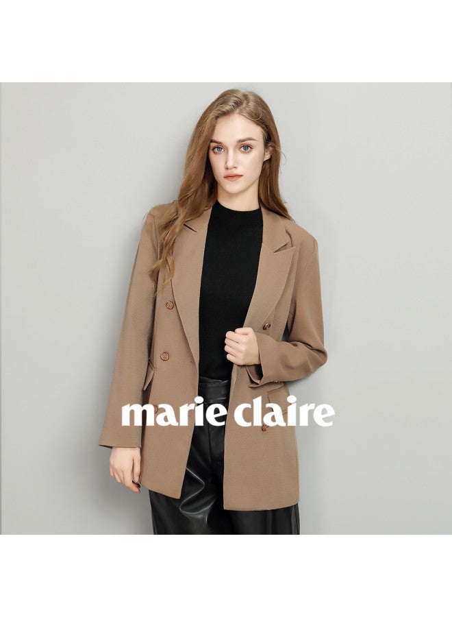 Marie Claire Fashion Women's Blazer, High-end Feel Spring New Arrival, Elegant Casual Suit Jacket, Versatile Slim-fit Top - Image 3
