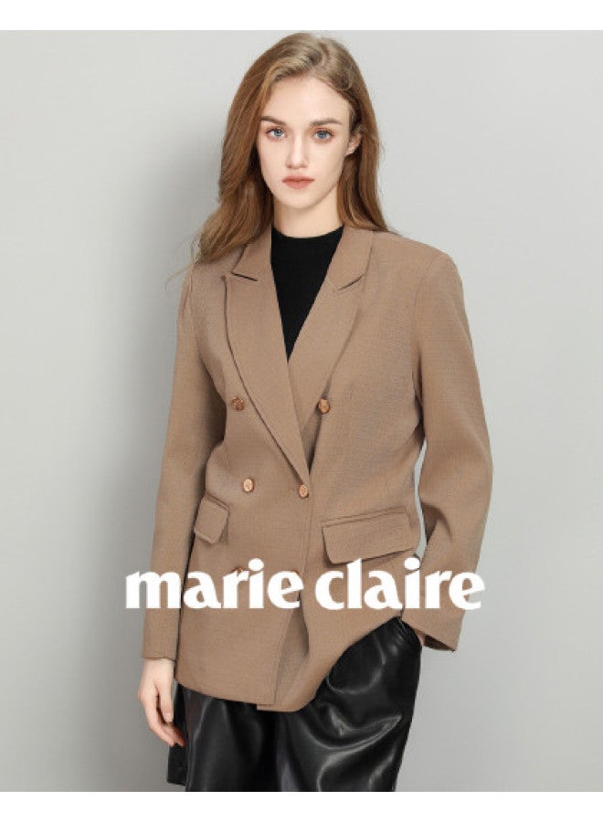 Marie Claire Fashion Women's Blazer, High-end Feel Spring New Arrival, Elegant Casual Suit Jacket, Versatile Slim-fit Top - Image 1