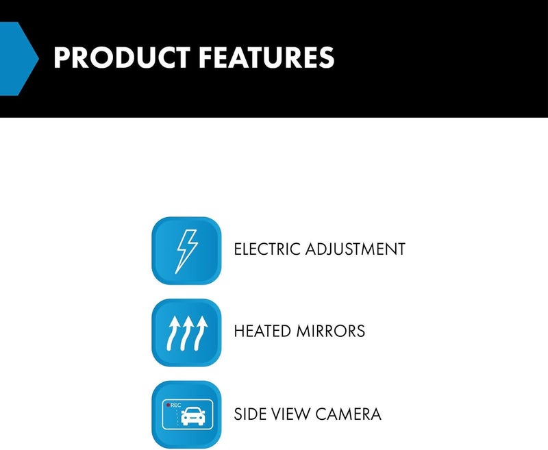 TRQ Power Heated Side View Mirror for Honda Odyssey - Image 4