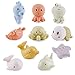 AMCHSURI MoldFree Ocean Animal Bath Toys 10 Pack Sensory Water Play Toys for Babies 618M Toddlers 13Y Safe Bathtub Pool Float Toys Baby Shower Birthday - Image 4