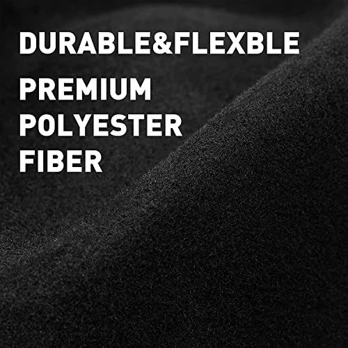 Halero 78"x59" Black Underfelt Carpet for Speaker,Sub Box Carpet Home, Auto, RV, Boat, Marine, Truck, Car Trunk Felt Fabric Material - Image 2