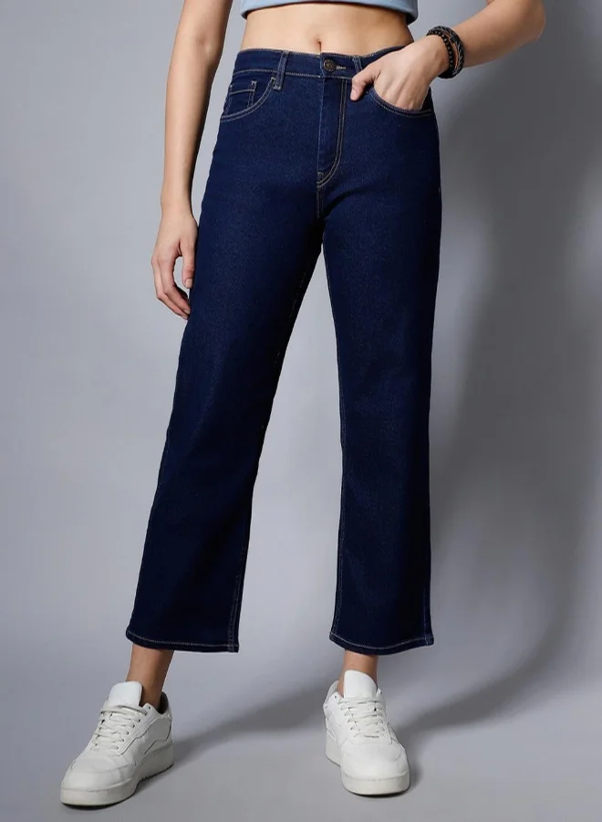 HIGH STAR  Women Indigo Jeans for Women | Best Price UAE