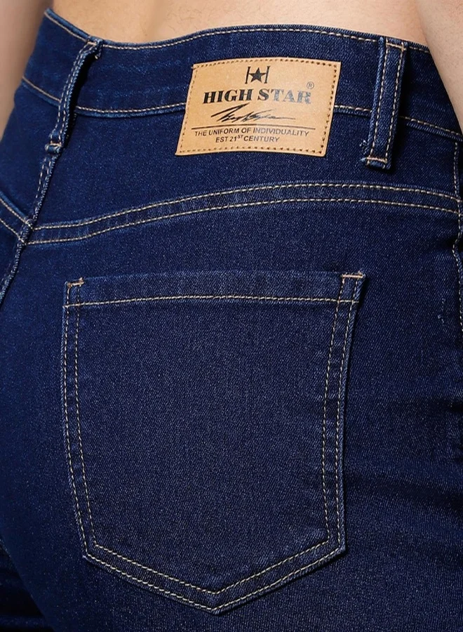 HIGH STAR  Women Indigo Jeans for Women | Best Price UAE