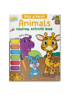 Wonder House Books Pick And Paint Coloring Activity Book For Kids: Animals  - Image 1
