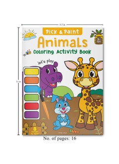 Wonder House Books Pick And Paint Coloring Activity Book For Kids: Animals  - Image 3