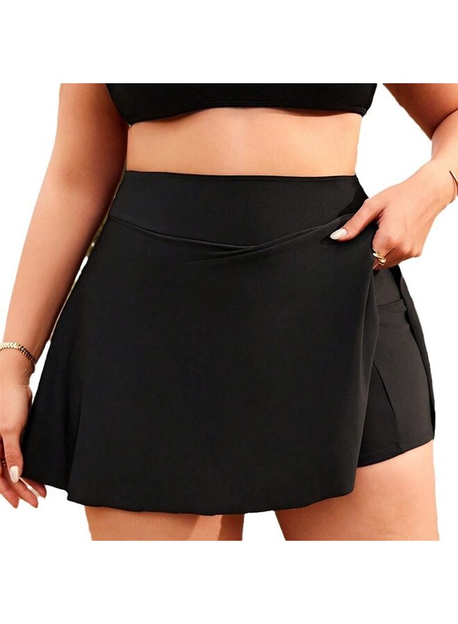 ملابس سباحة مانعة للتسرب لفترة الحيض، بكيني، تنورة سباحة، ملابس سباحة بخصر متوسط، ملابس سباحة للفتيات المراهقات، مقاس 1XL، XL - Image 1