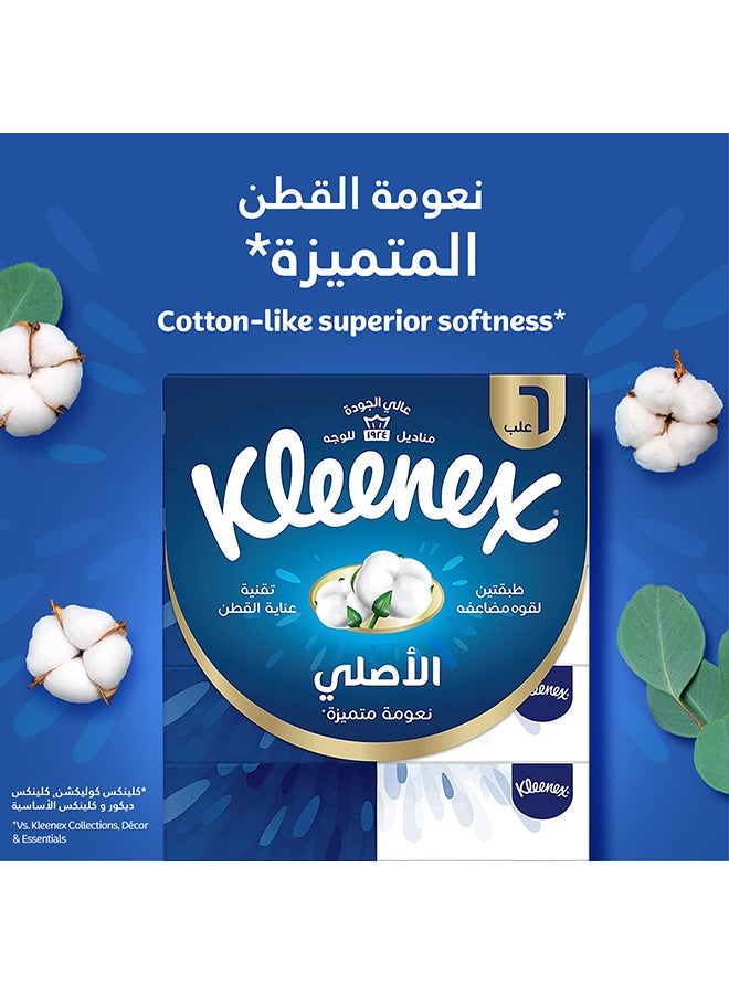 علبتين مناديل الوجه الأصلية 76 ورقة - Image 3