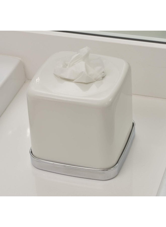 InterDesign - iDesign York Facial Tissue Box Cover for Bathroom and Vanity Countertops - Image 1