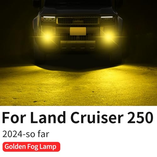 LaIIker Car High Power Fog Lamp for 2024 2025 2026 Toyota Land Cruiser 250 1958 Prado Lc250 J250 Led Lens Front Fog Lamp Decorative Lamp Exterior Modification Accessories - Image 2