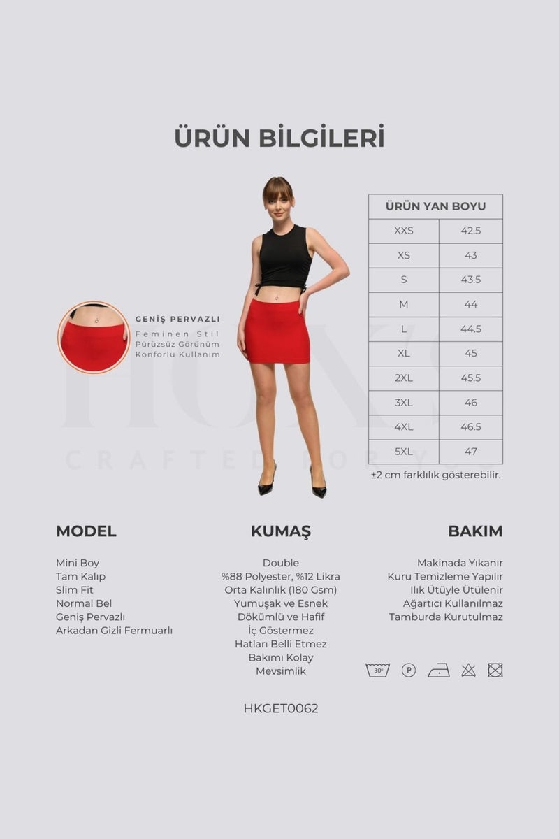 HOX'S Mu | Slim Fit Mini Skirt - Yellow  - Image 2