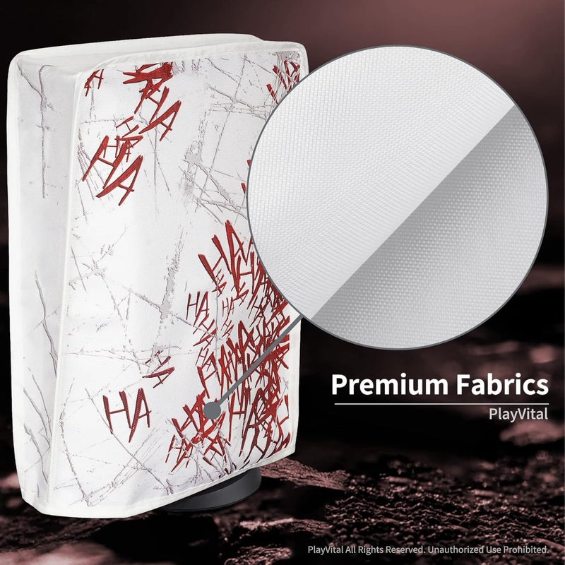 غطاء مقاوم للغبار من ، مصنوع من النايلون، يحمي من الخدوش والماء، مناسب لكل من الإصدار الرقمي والتقليدي لوحدة تحكم Playstation 5، بتصميم أرجواني كاموفلاج. - Image 4