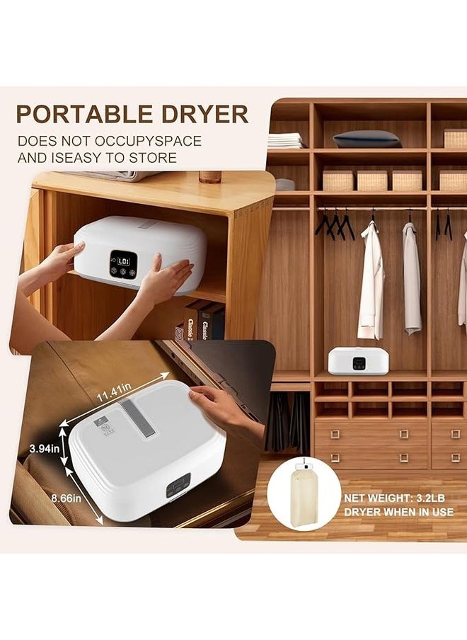 Generic Portable Clothes Dryer, Small Dryer Machine with Remote Dryer&Bag, Mini Laundry Dryers,Electric Clothes Dryer Mini Laundry Dryers  - Image 5