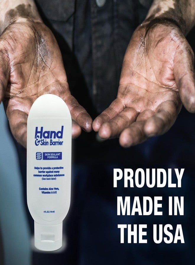 CoreTex Hand & Skin Barrier Cream - 4oz Bottle of Skin Protection Cream for Workers, Mechanics, and Gardeners Against Common Workplace Substances - Infused with Aloe Vera and Vitamins A & E - Image 2