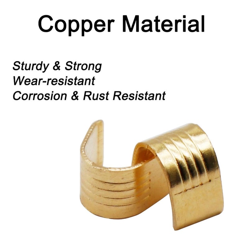 10 Pcs Open Copper Buckle 3D Printer Belt Connector For 6mm Ender3 Series Easy Install - Image 4