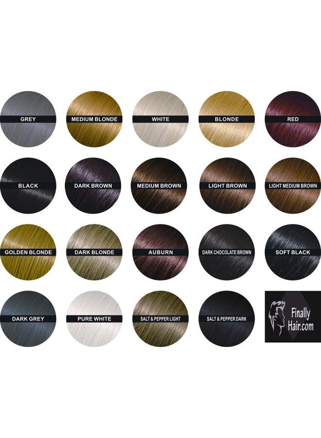 Finally Hair Building Fiber REFILL 100 Grams Medium Blond Hair Loss Concealer by Finally Hair (Light Medium Blonde) - Image 2