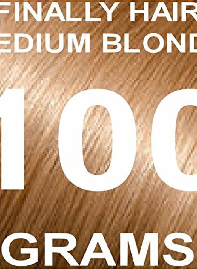 Finally Hair Building Fiber REFILL 100 Grams Medium Blond Hair Loss Concealer by Finally Hair (Light Medium Blonde) - Image 1