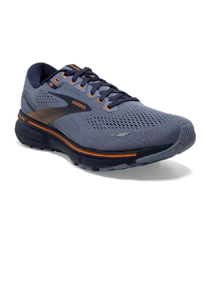 Brooks Ghost 15 Cushioning Professional Men and Women Running Shoes Gray Blue  - Image 4