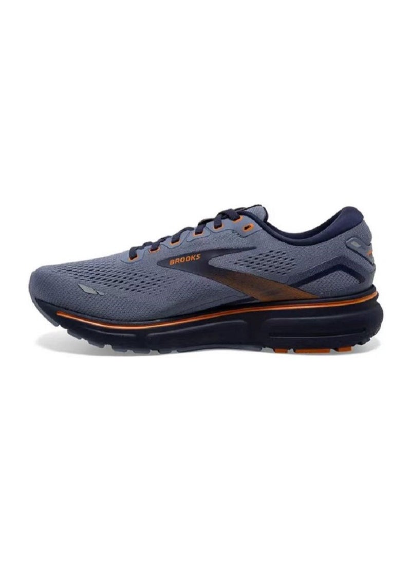 Brooks Ghost 15 Cushioning Professional Men and Women Running Shoes Gray Blue  - Image 2