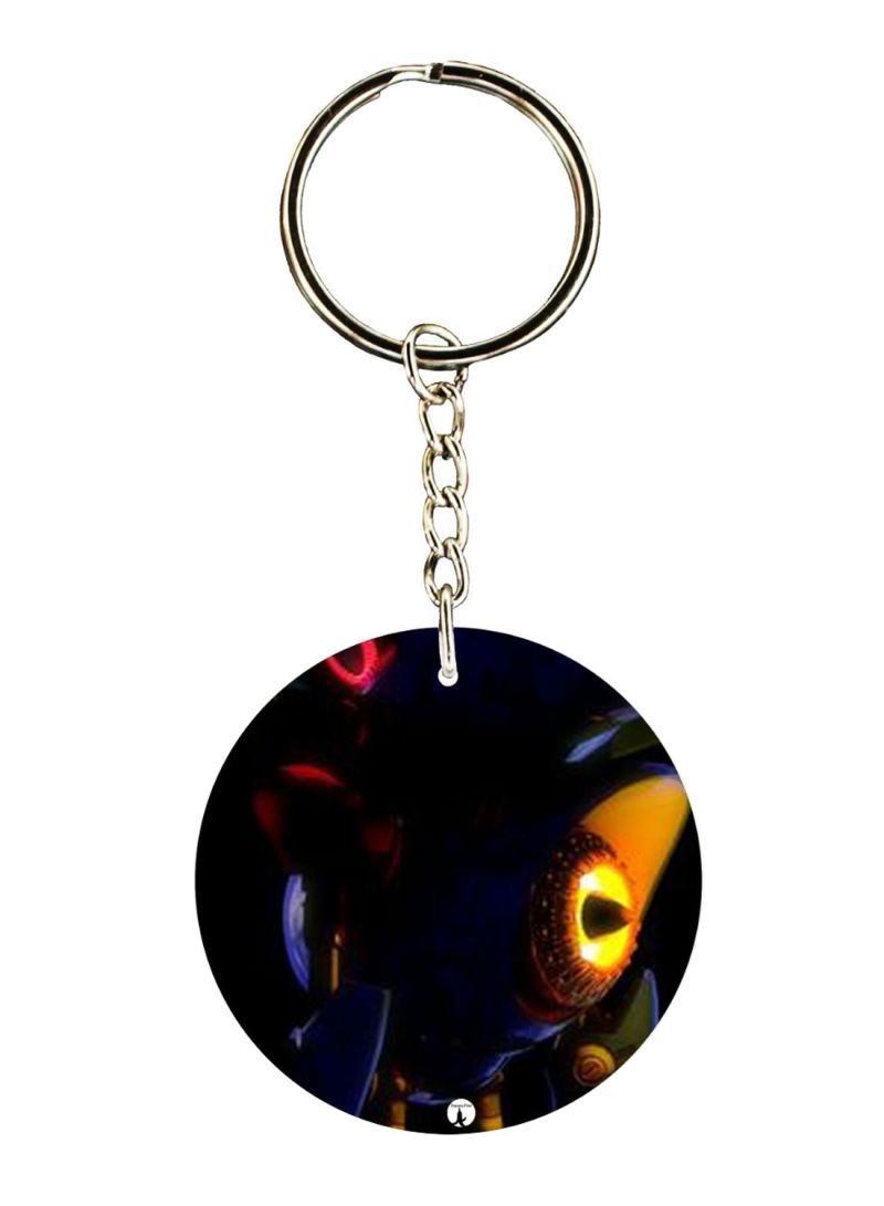 Double Sided Sonic Printed Keychain
