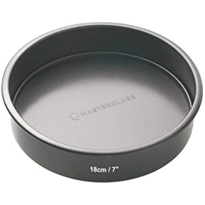 MASTERCLASS NonStick Loose Base Sandwich Pan Round 18cm 7 Sleeved - Image 1