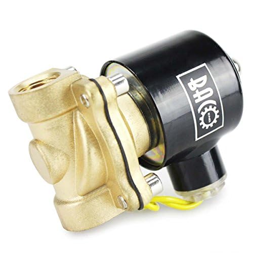 BACOENG VITON 3/8" Brass Electric Solenoid Valve, 12V DC Normally Closed - Image 4