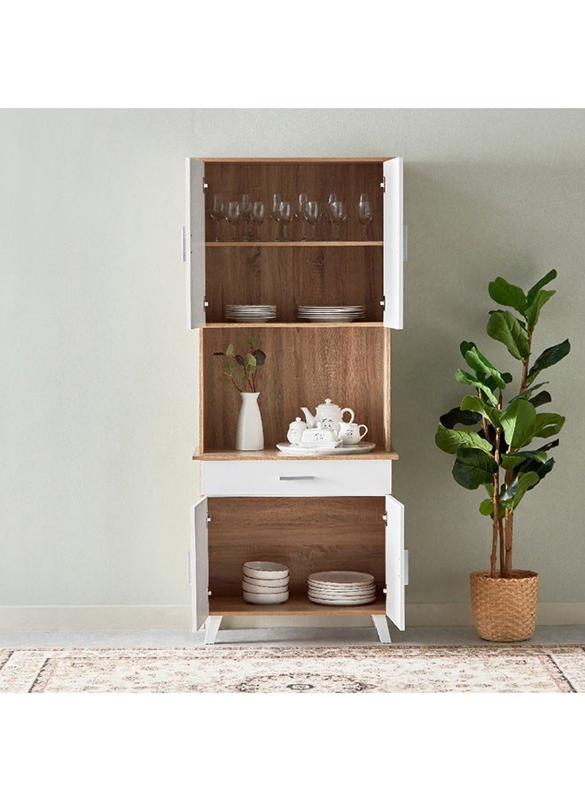 Home Box - Alford 4-Door Kitchen Cabinet with Drawer 80 x 190.6 x 43.7 cm - Image 1
