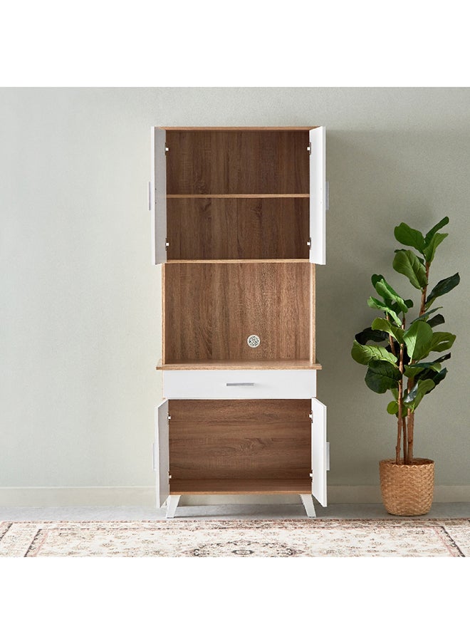 Home Box - Alford 4-Door Kitchen Cabinet with Drawer 80 x 190.6 x 43.7 cm - Image 1
