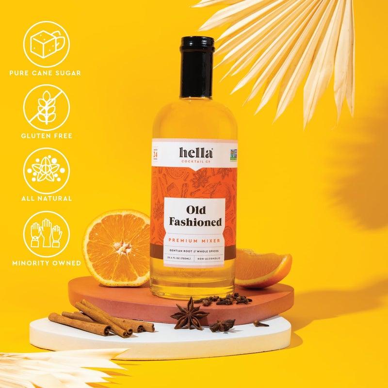 خلاطات كوكتيل هلا - مارغريتا، بلودي ماري، موسكو مولي وأولد فاشند (750 مل 3 عبوات، أولد فاشند) - Image 4