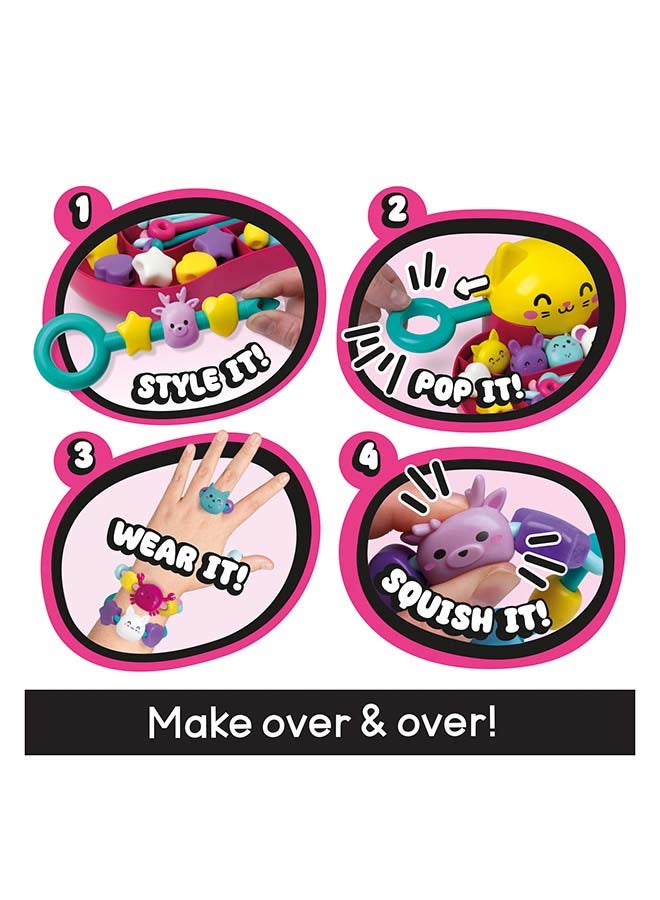 squishy محطة الأسلوب السلسة - أنشئ ملحقات سلسة مخصصة مع الأدوات، اللمعان، الخرز والقوالب (عمر 6+) - Image 3