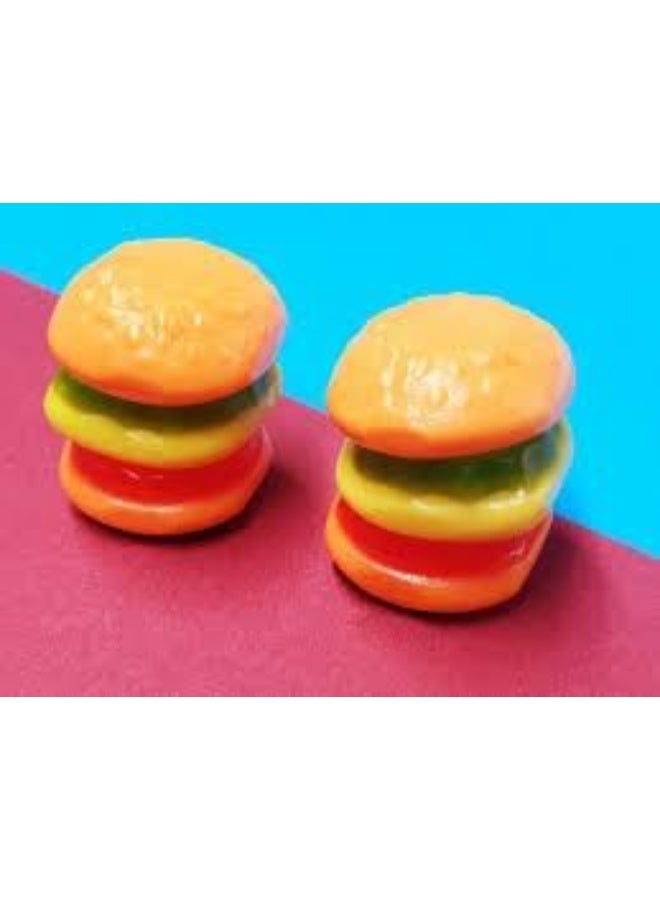 Trolli Mini Burger Gummy Candy, Fun Fruity Flavour, 12 Packs x 9g - Image 1