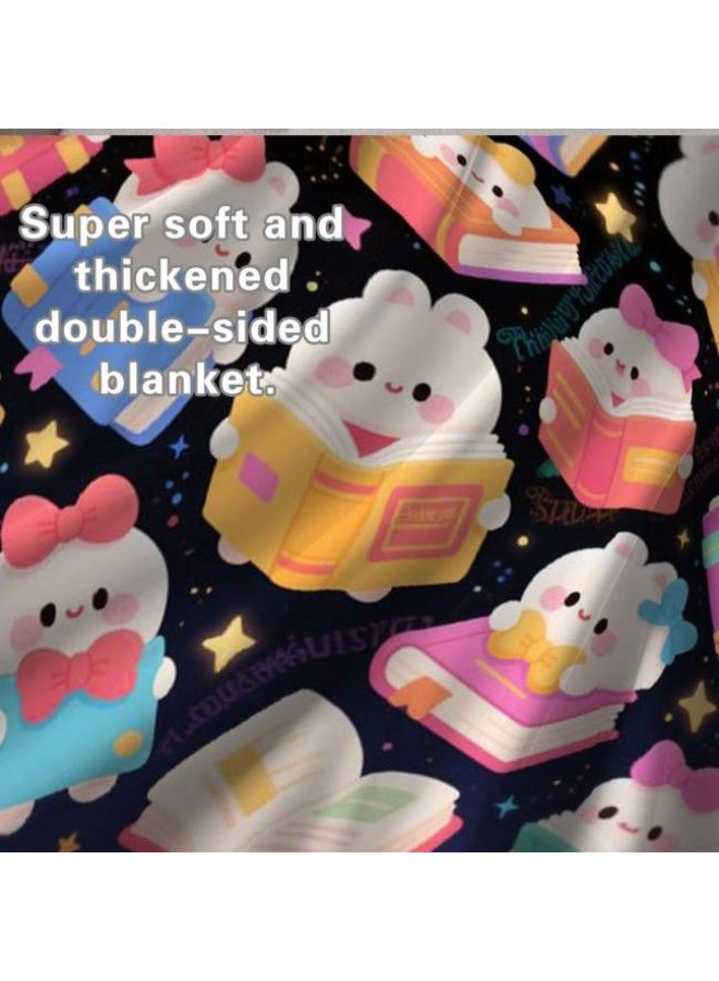 عام Wisdom Fairy (أحدث) بطانية رقيقة من الفانيلا (دافئة ومريحة، ومناسبة للنوم، واستخدام اللعبة، وإزالة الغبار والرمل) 150 سم * 200 سم - 30 - Image 5