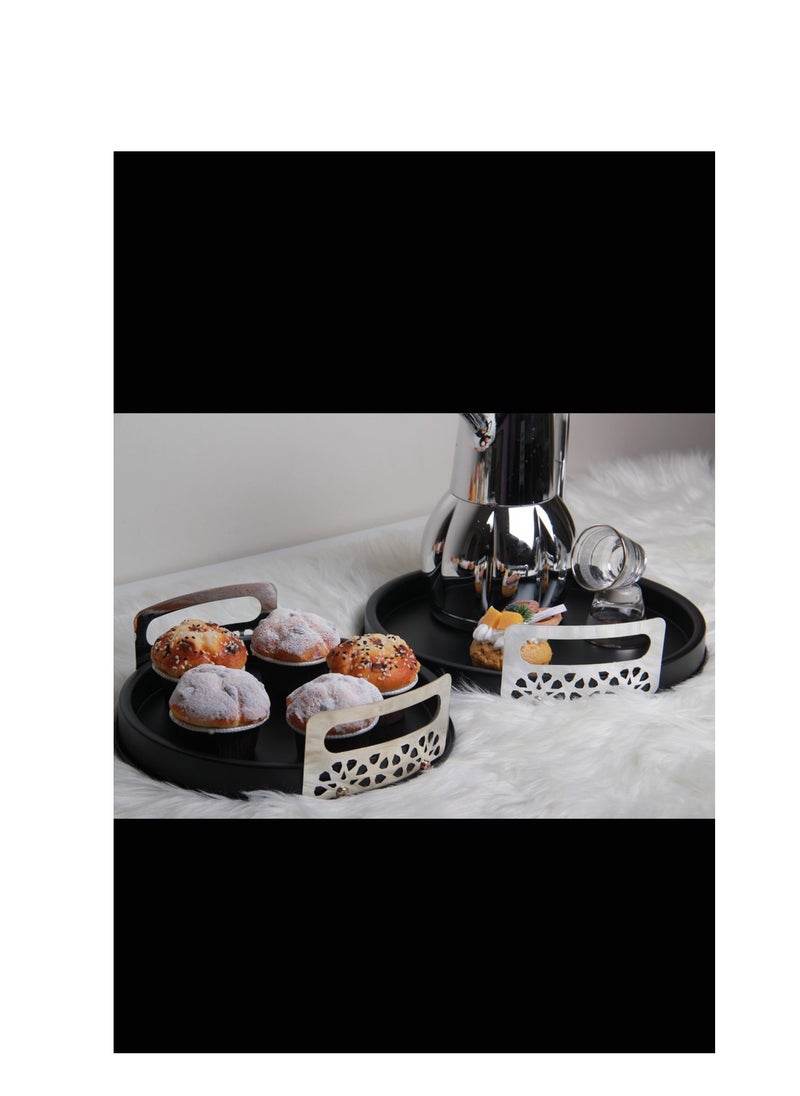 Generic - A set of trays and stands for sweets, cake, nuts and fruits add a charming touch to the elegance of your home. - Image 1